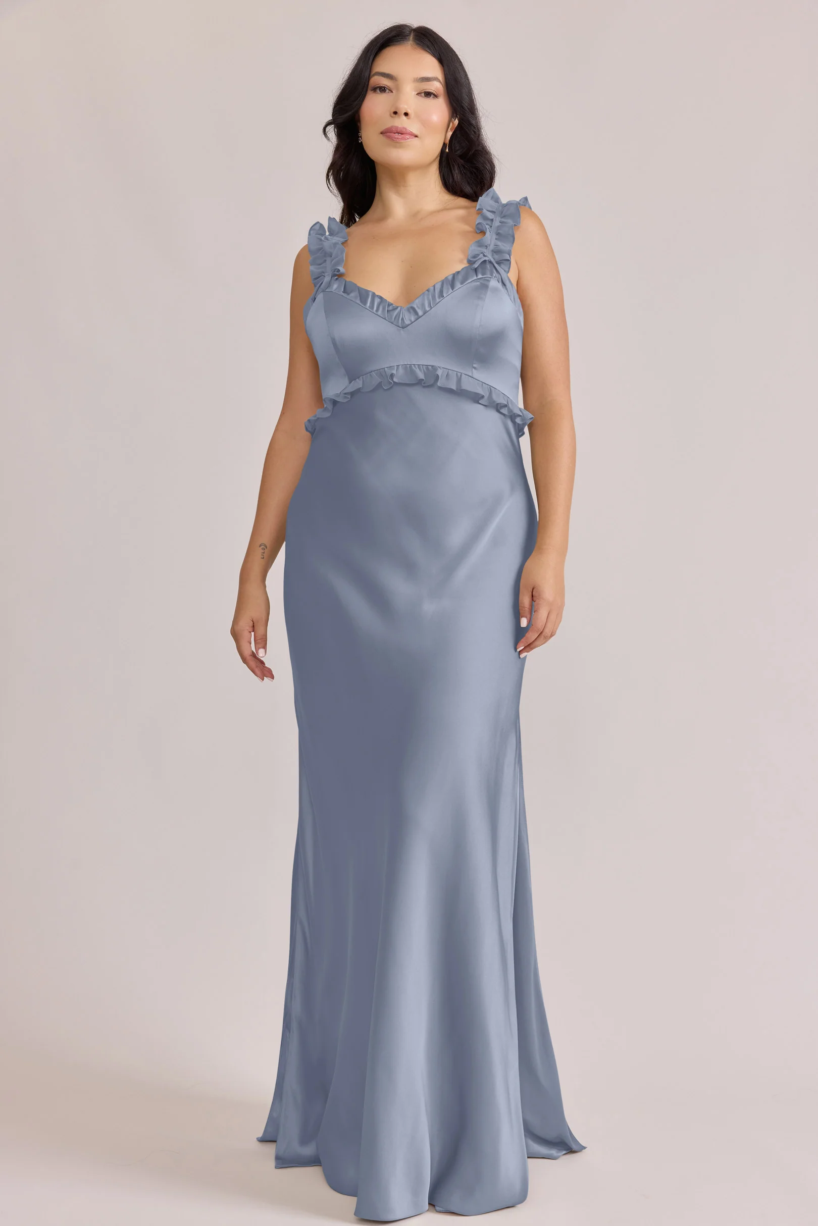 Romy Satin + Chiffon Dress | Made To Order - Image 40