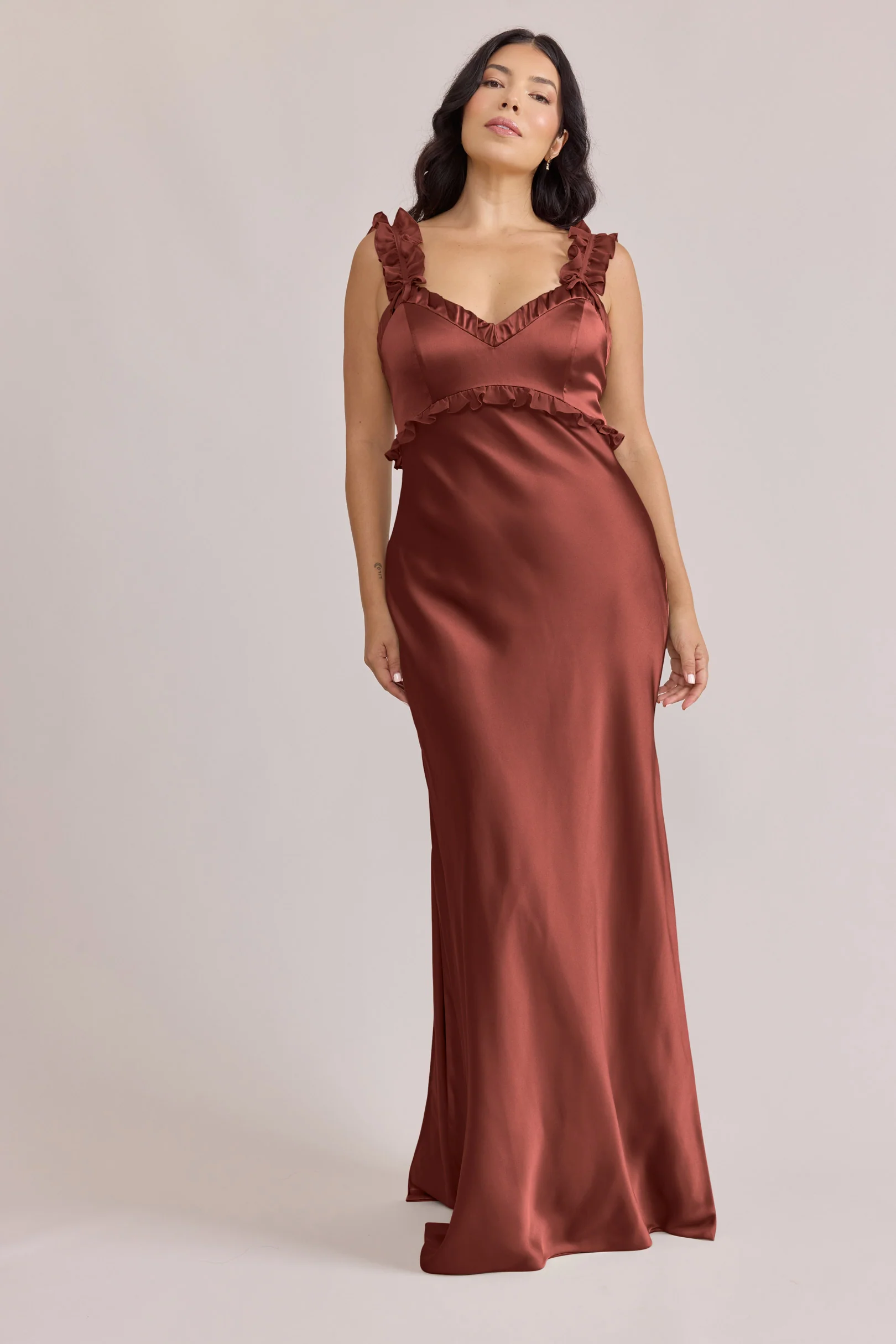 Romy Satin + Chiffon Dress | Made To Order - Image 46