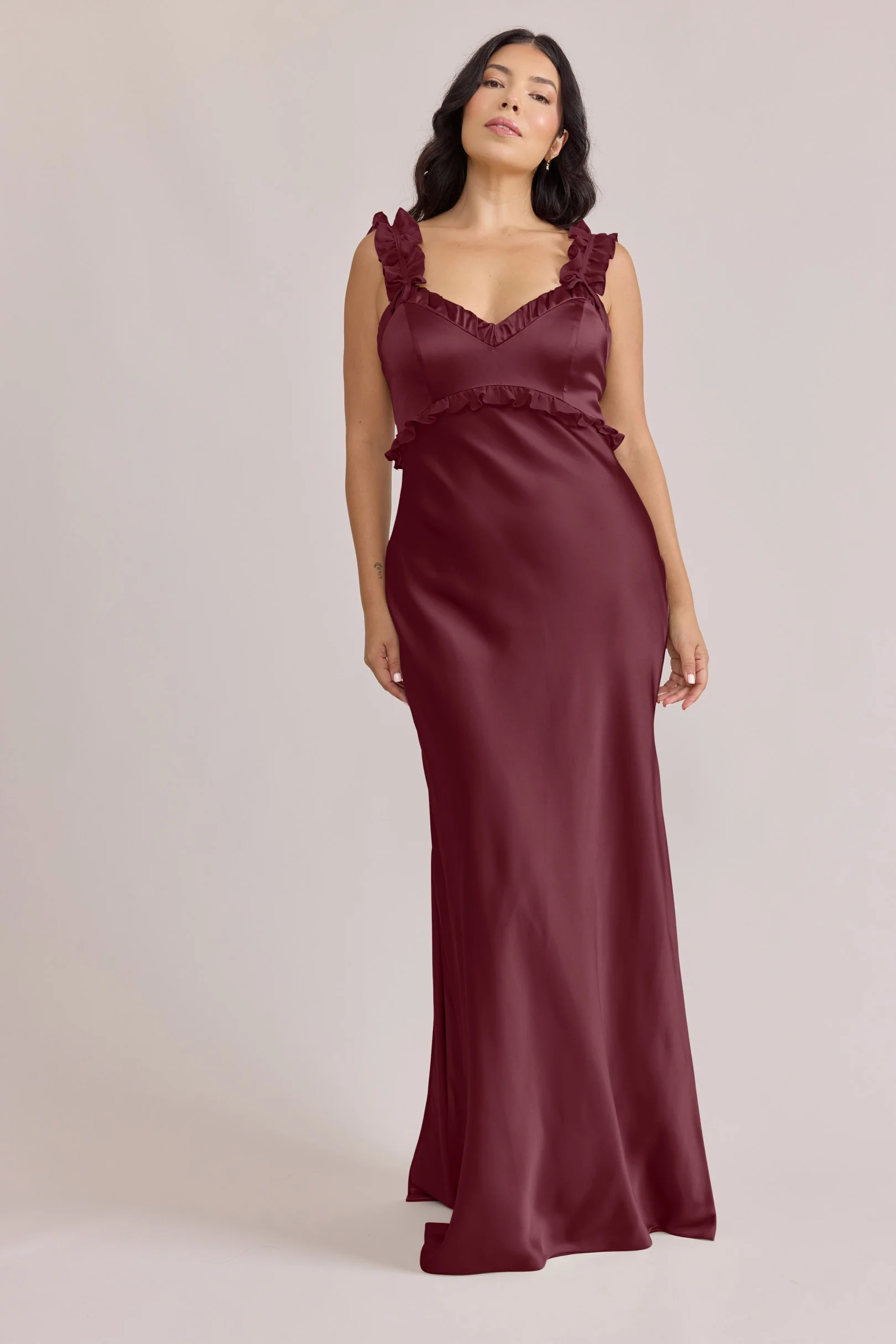 Romy Satin + Chiffon Dress | Made To Order - Image 50