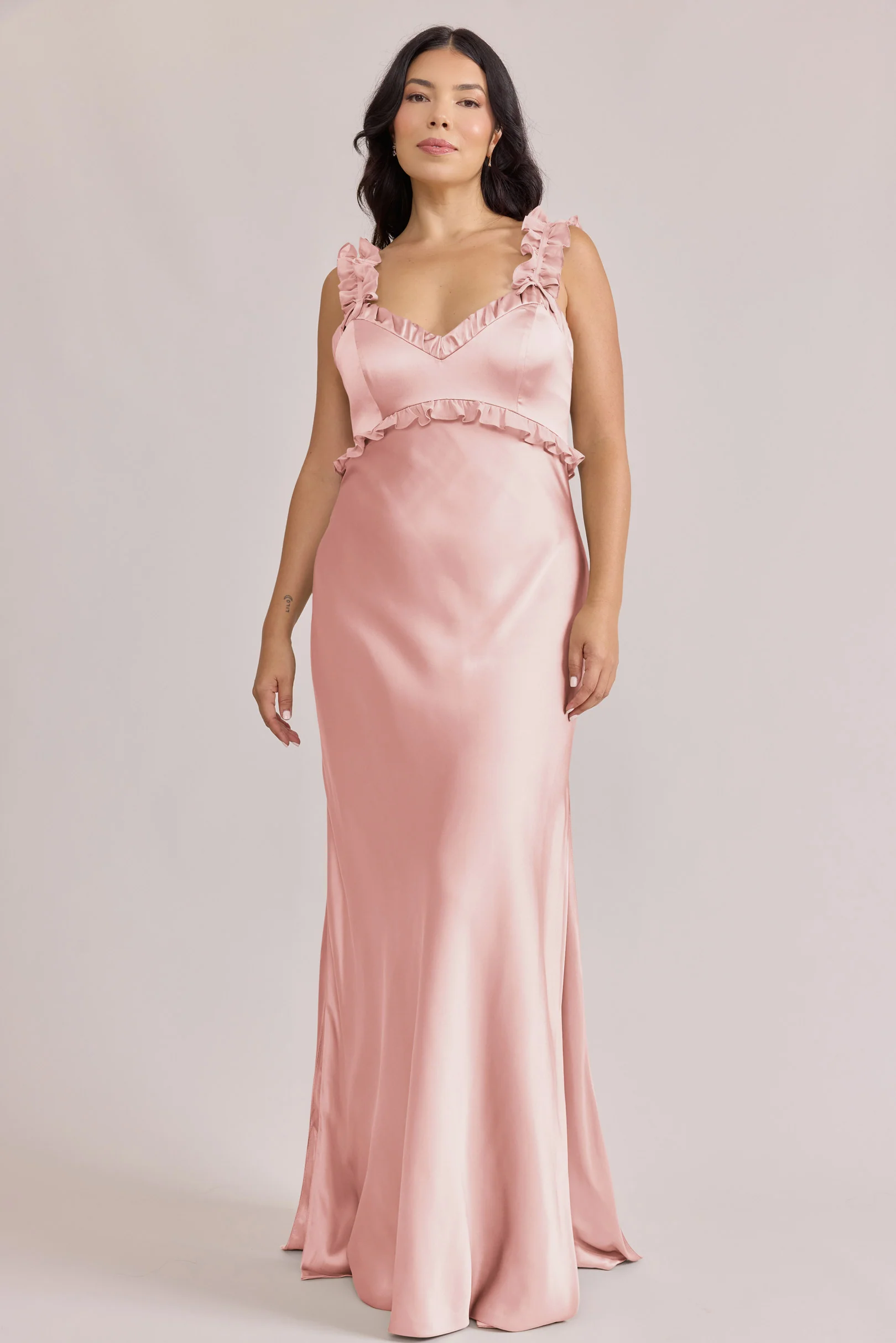 Romy Satin + Chiffon Dress | Made To Order - Image 52