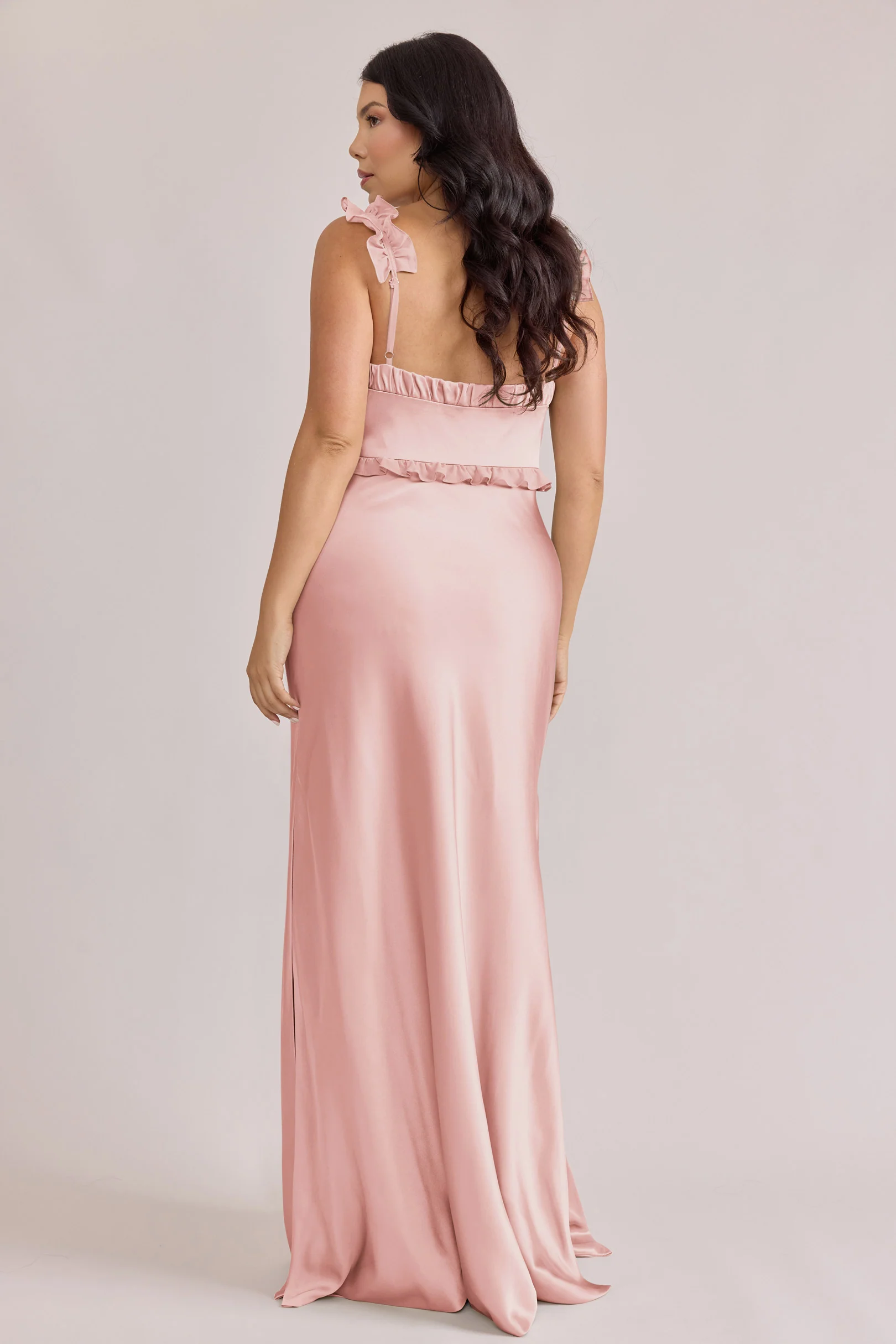 Romy Satin + Chiffon Dress | Made To Order - Image 53