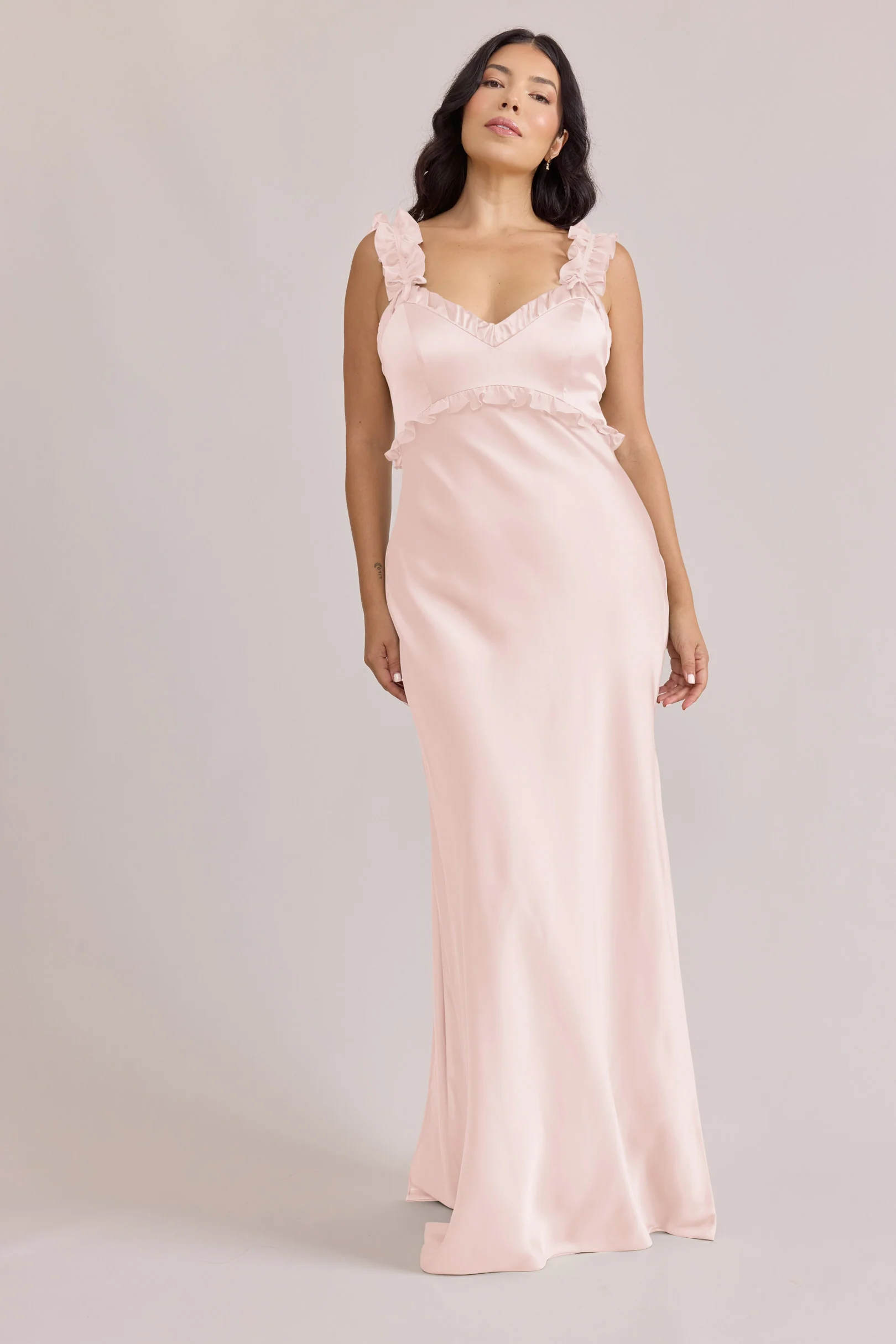 Romy Satin + Chiffon Dress | Made To Order - Image 54