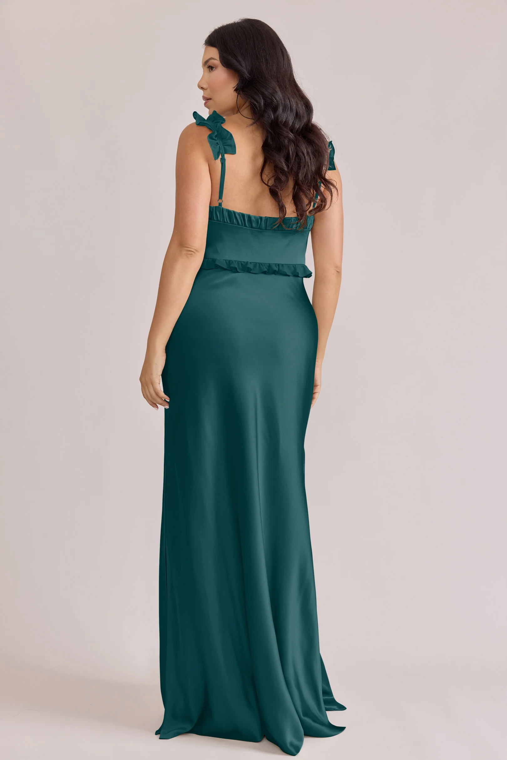 Romy Satin + Chiffon Dress | Made To Order - Image 60