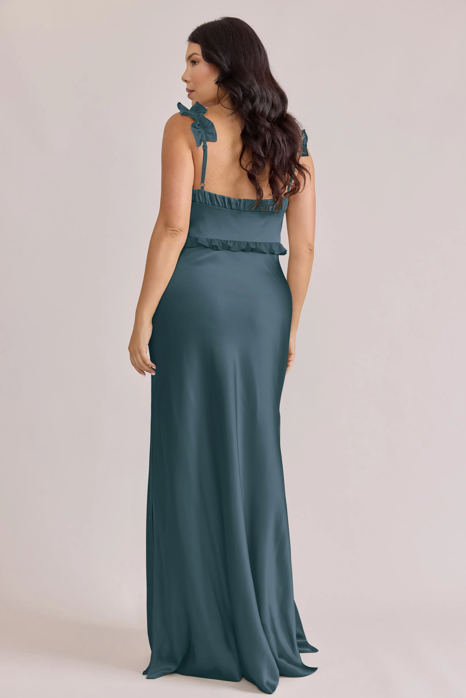 Romy Satin + Chiffon Dress | Made To Order - Image 62