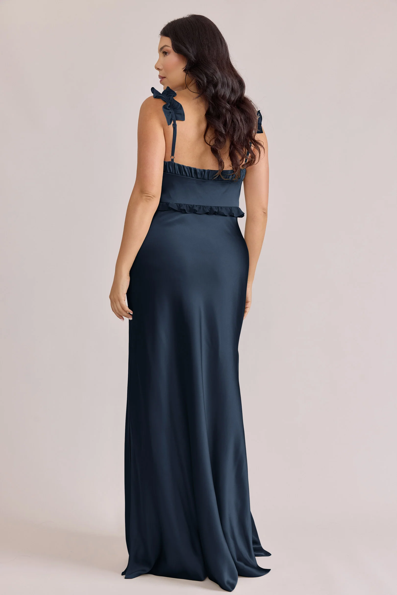 Romy Satin + Chiffon Dress | Made To Order - Image 64