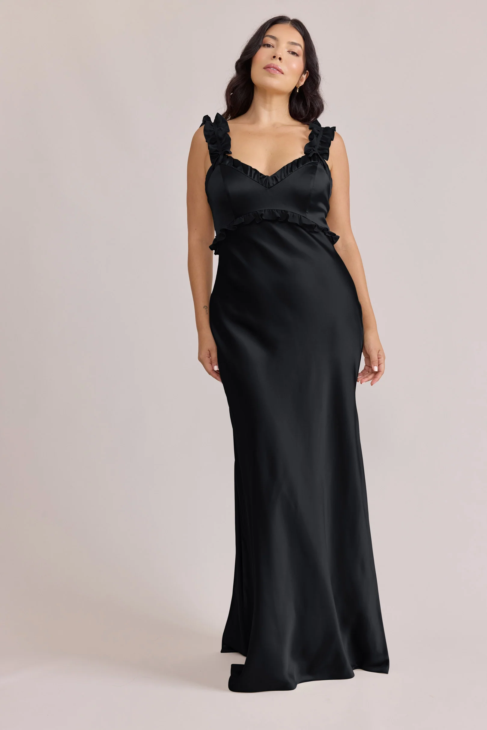 Romy Satin + Chiffon Dress | Made To Order - Image 65