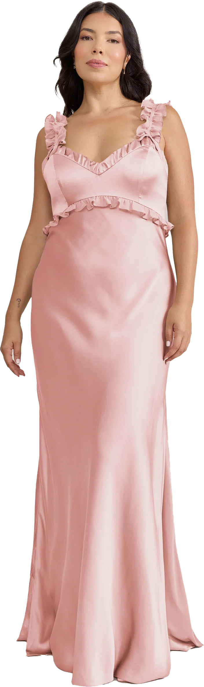 Romy Satin + Chiffon Dress | Made To Order - Image 70