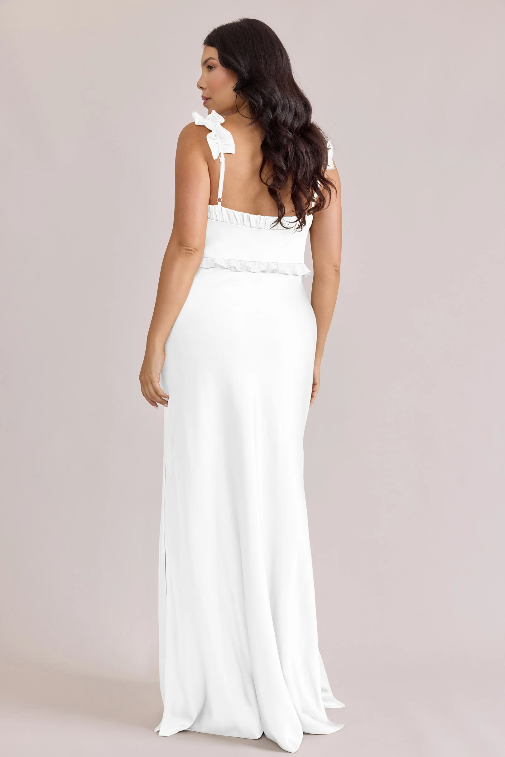 Romy Satin + Chiffon Dress | Made To Order - Image 8