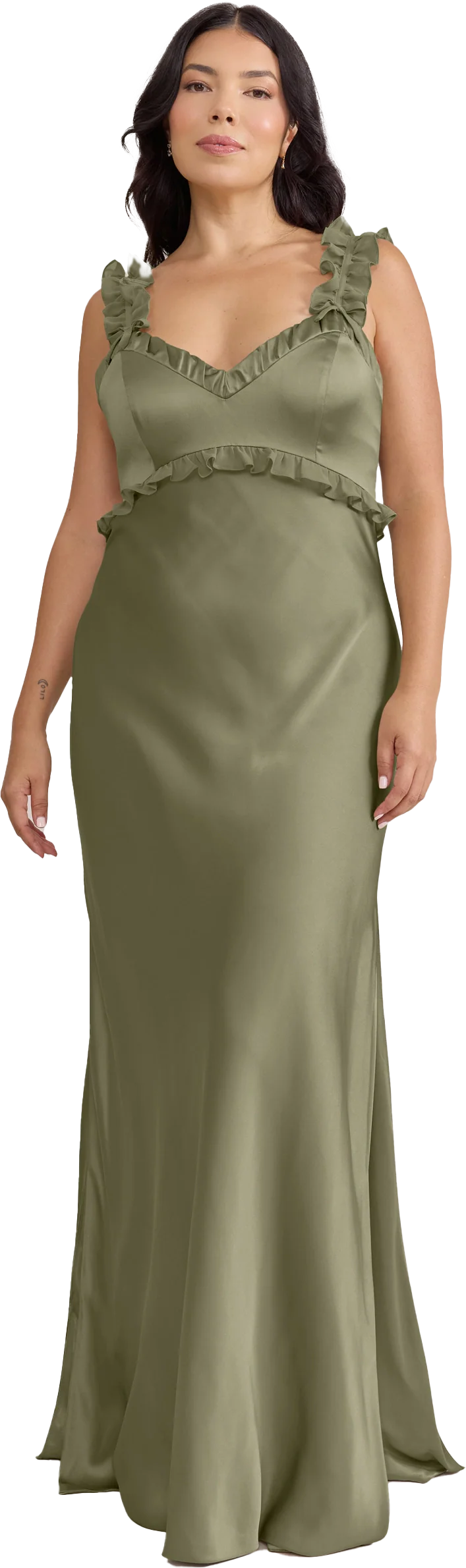 Romy Satin + Chiffon Dress | Made To Order - Image 82