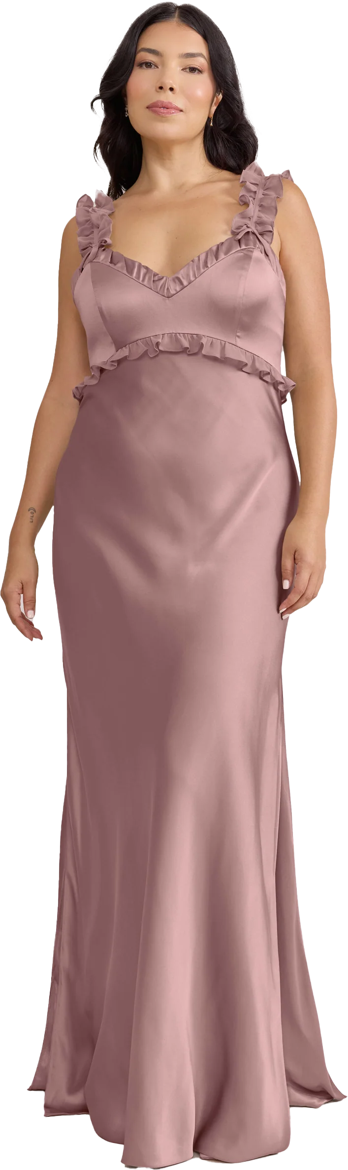 Romy Satin + Chiffon Dress | Made To Order - Image 85