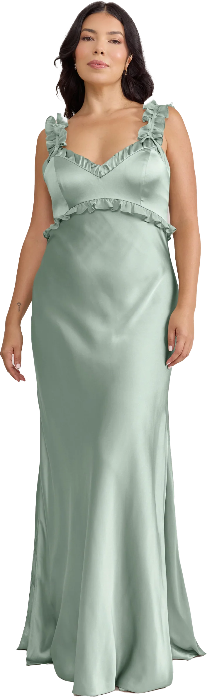 Romy Satin + Chiffon Dress | Made To Order - Image 89