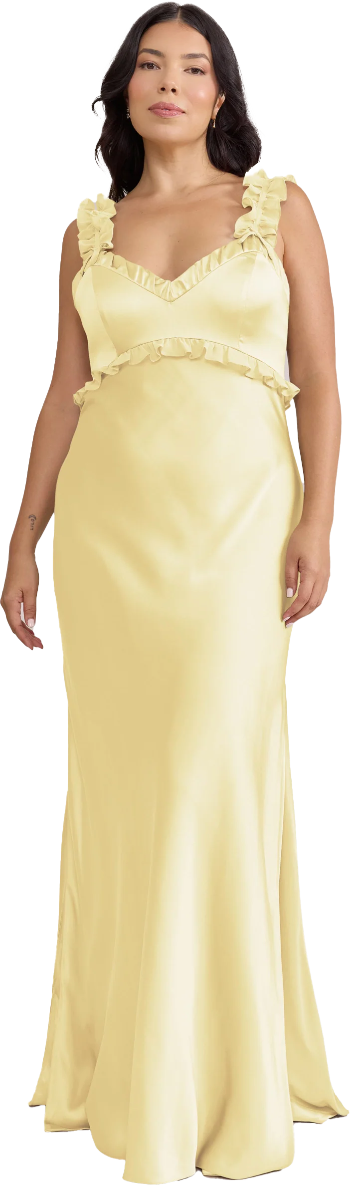 Romy Satin + Chiffon Dress | Made To Order - Image 93