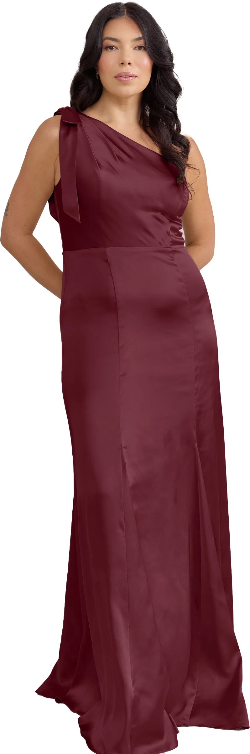 Rowan Satin Dress | Made To Order - Image 111