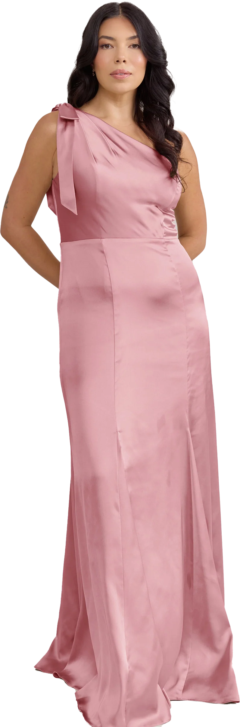 Rowan Satin Dress | Made To Order - Image 145