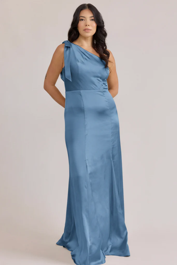 Rowan Satin Dress | Made To Order - Image 156