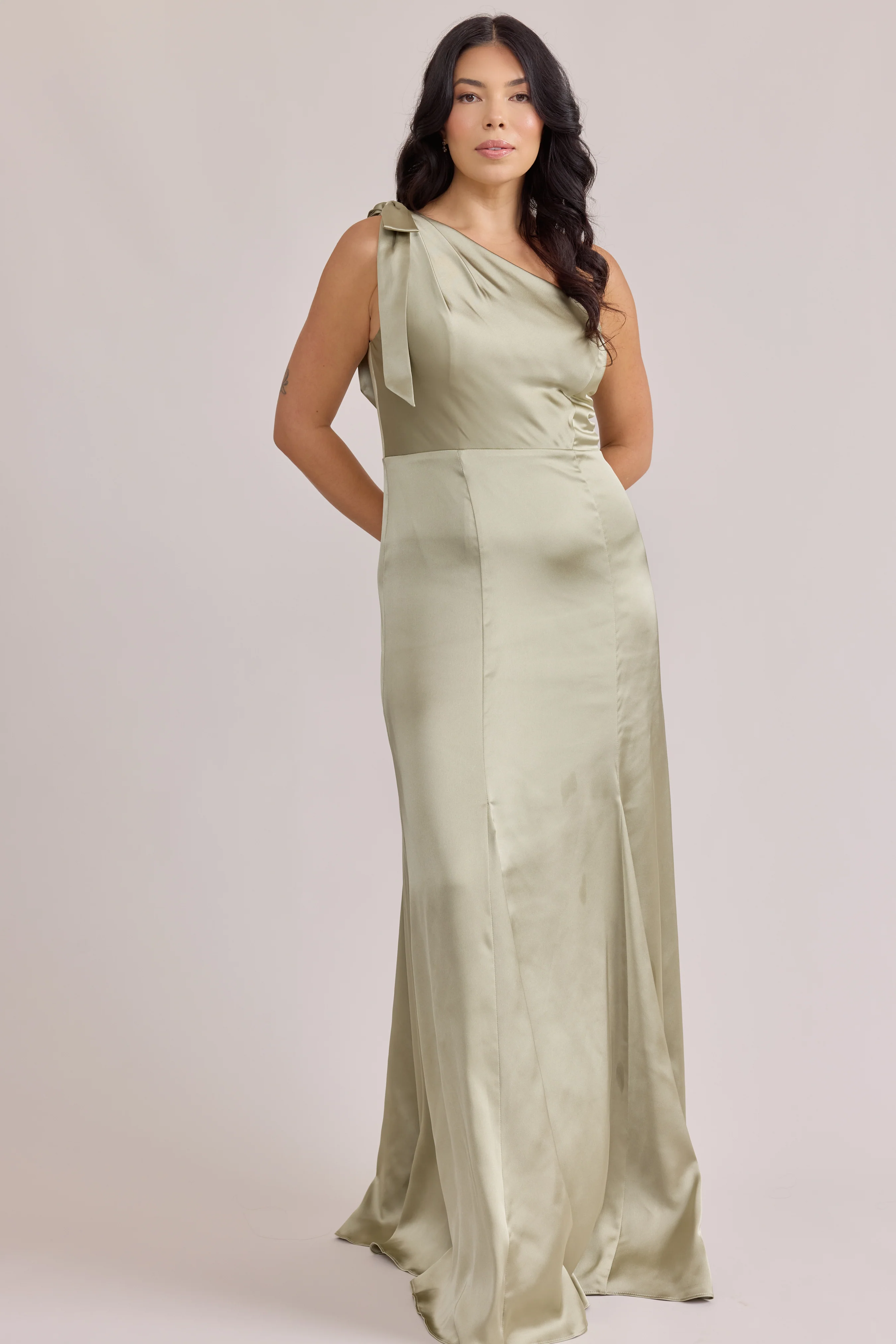 Rowan Satin Dress | Made To Order - Image 162
