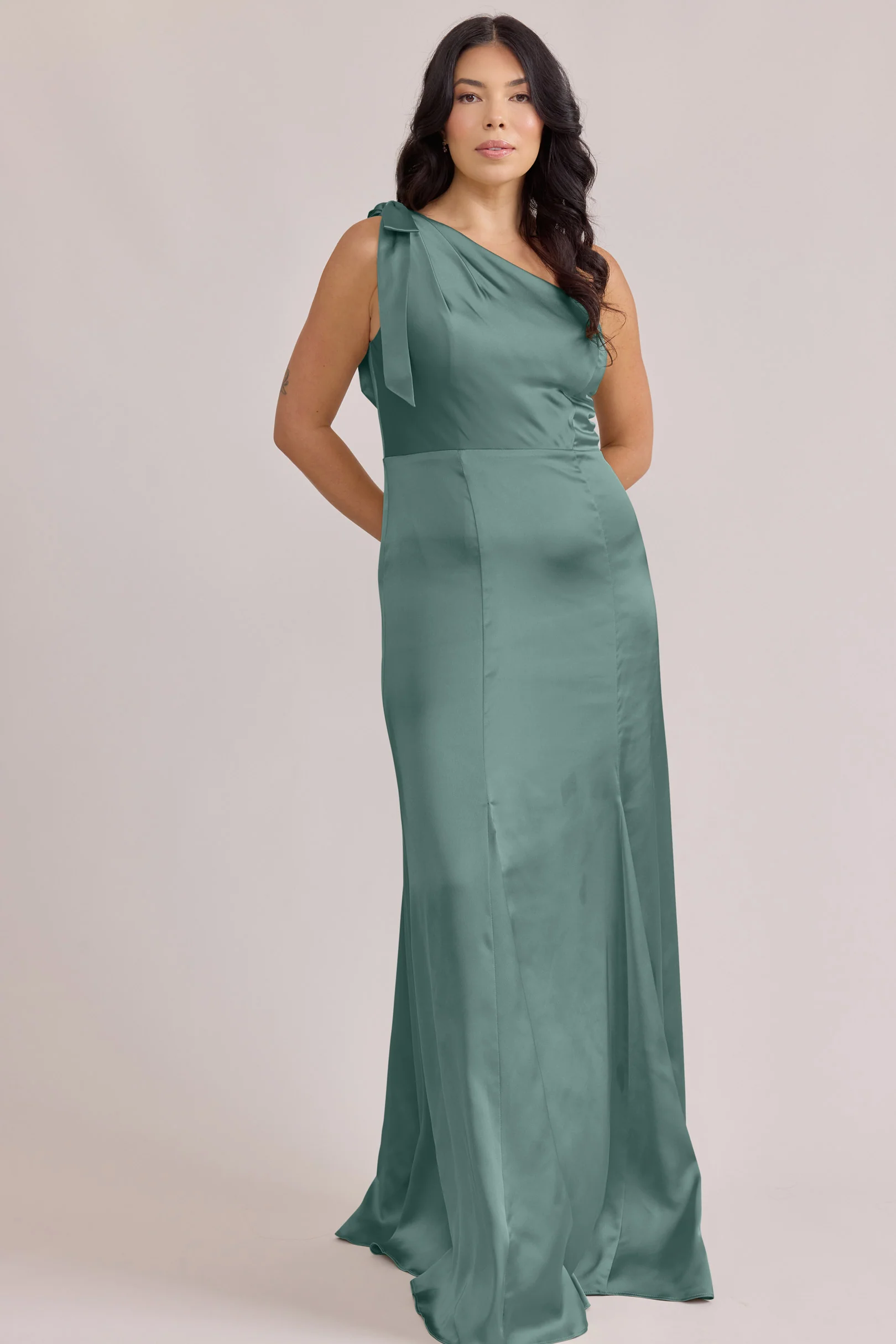 Rowan Satin Dress | Made To Order - Image 27