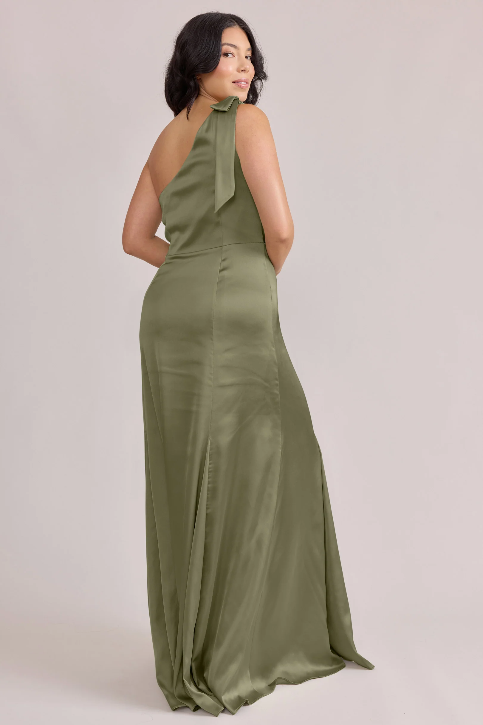 Rowan Satin Dress | Made To Order - Image 48