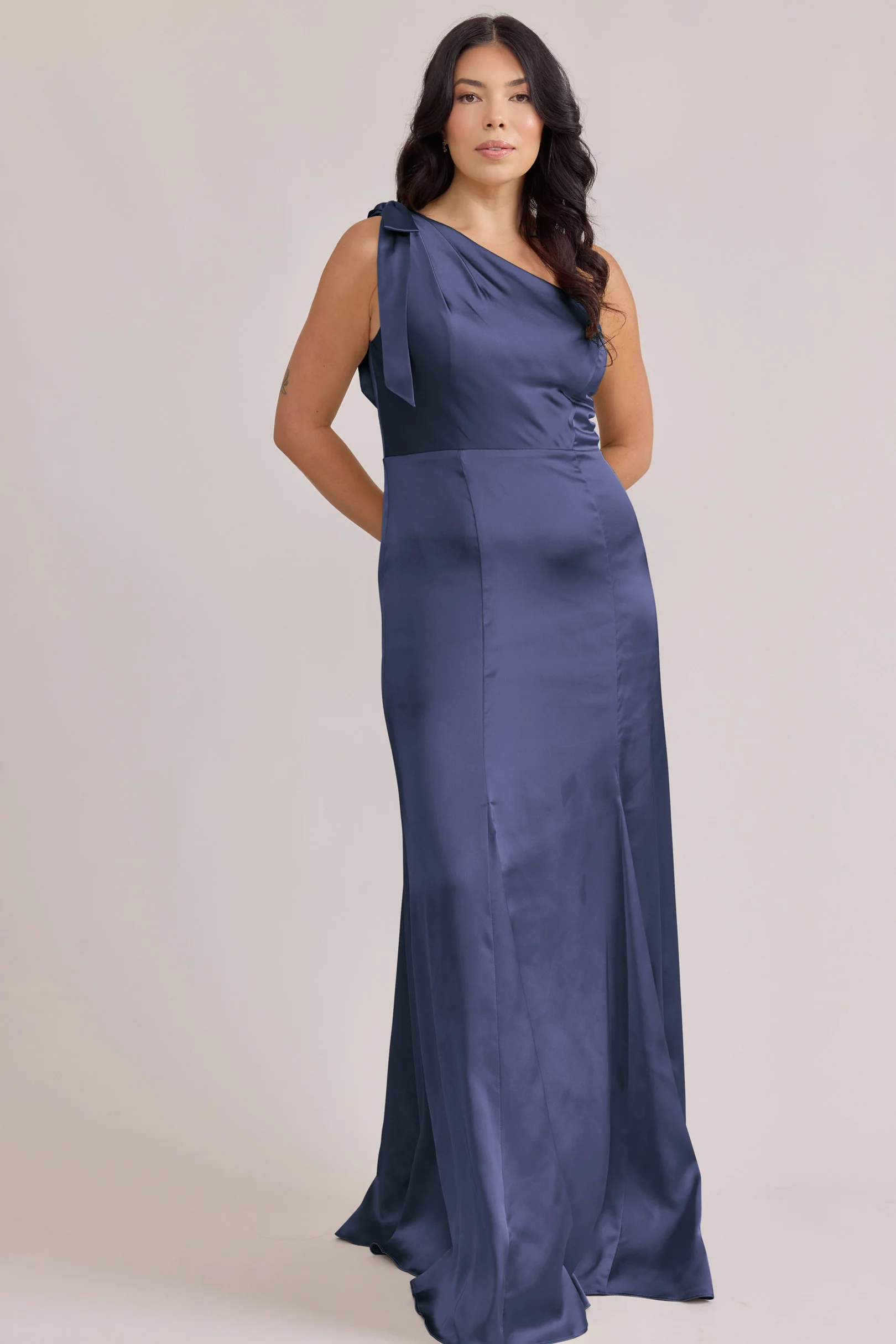 Rowan Satin Dress | Made To Order - Image 61