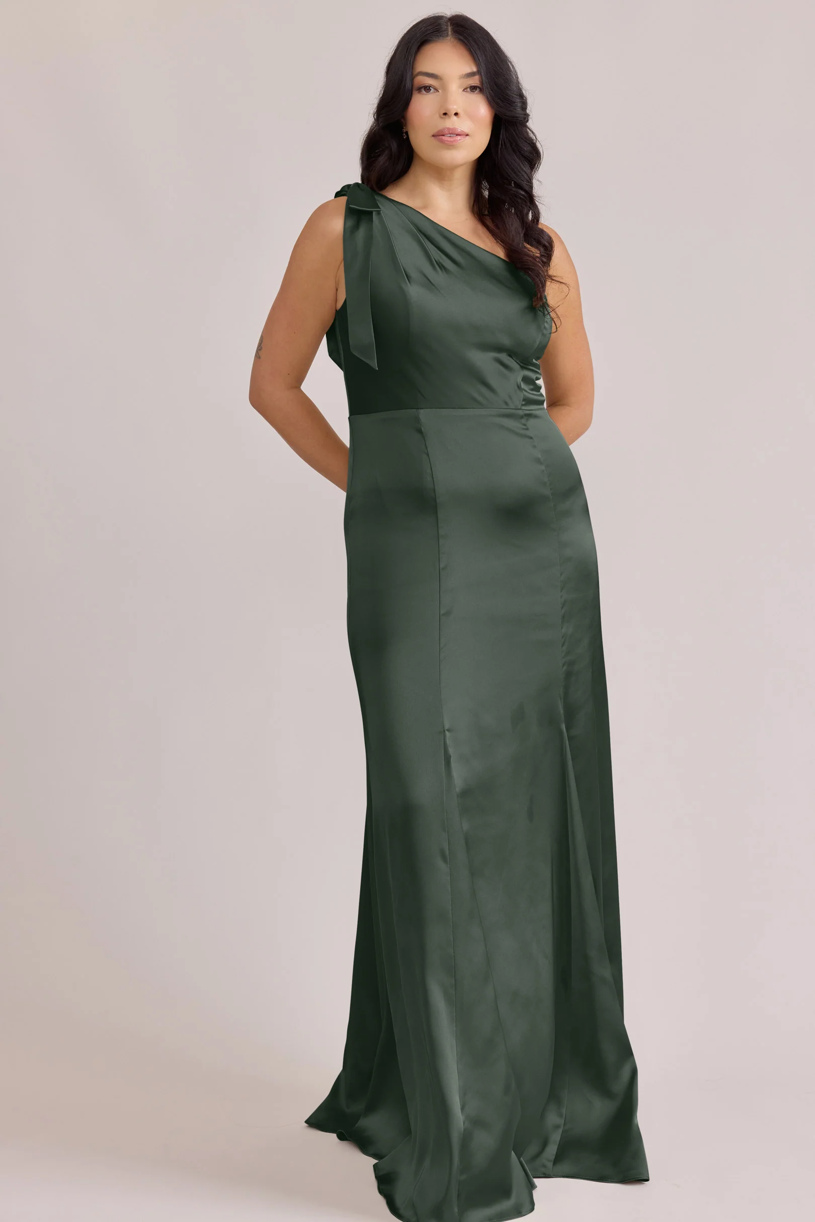 Rowan Satin Dress | Made To Order - Image 85