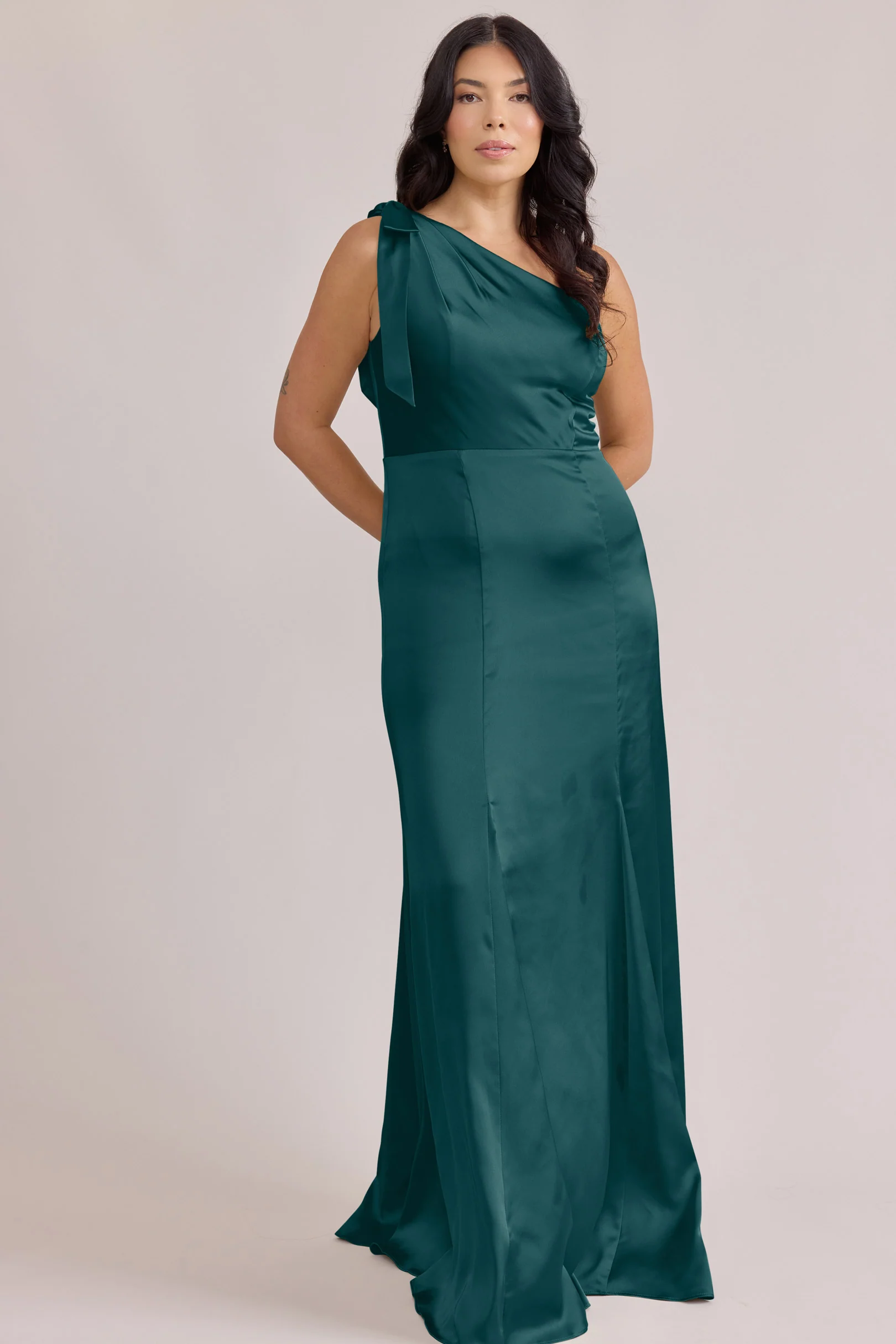 Rowan Satin Dress | Made To Order - Image 89