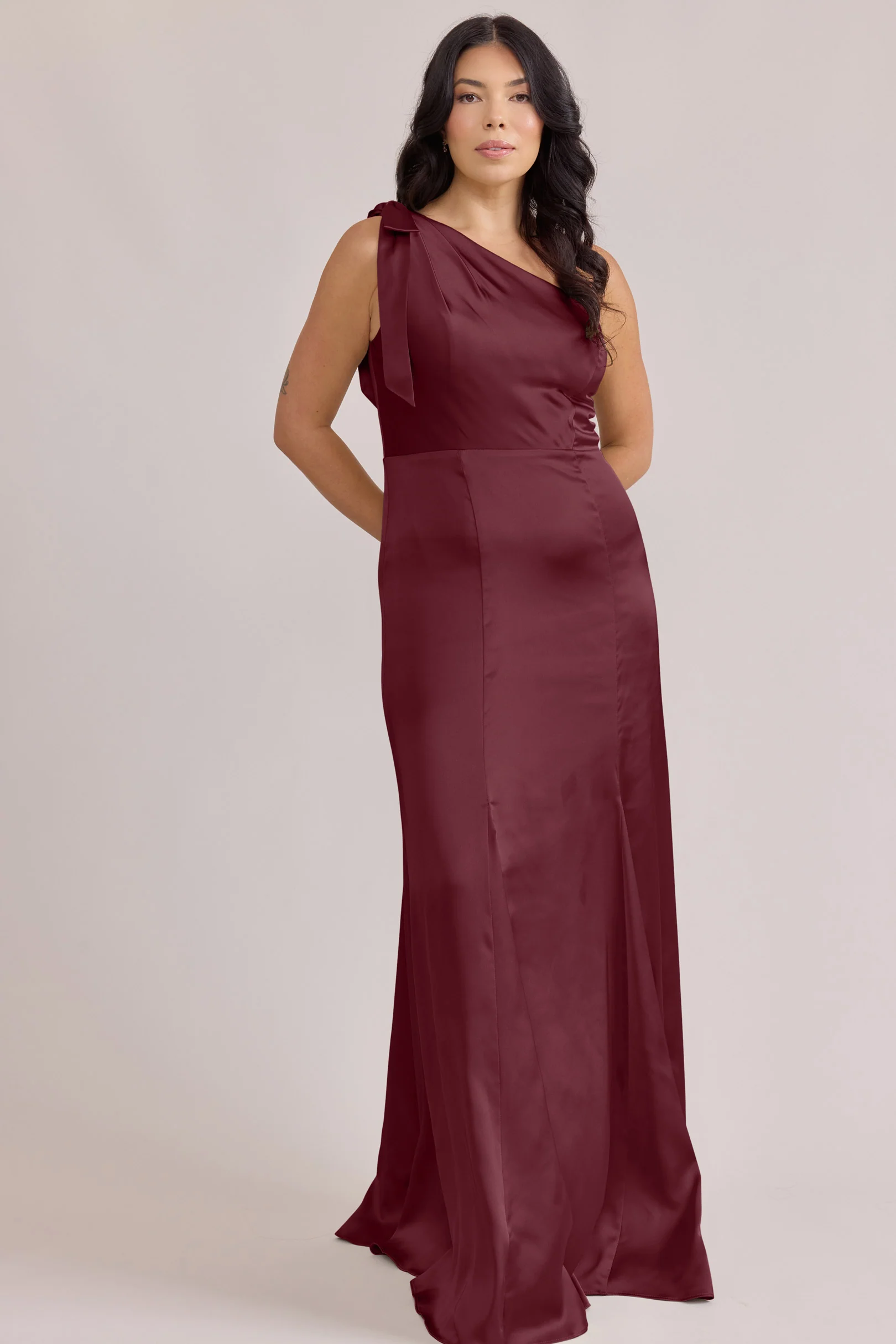 Rowan Satin Dress | Made To Order - Image 93