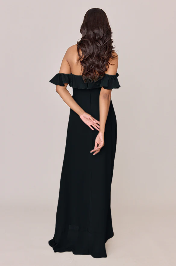 Scarlet Chiffon Dress | Made To Order - Image 11