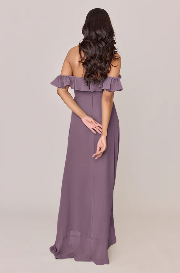 Scarlet Chiffon Dress | Made To Order - Image 33