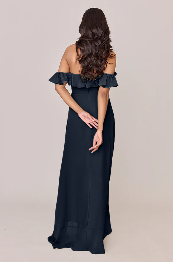 Scarlet Chiffon Dress | Made To Order - Image 59