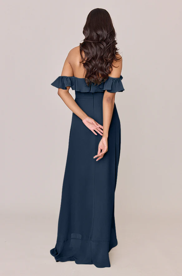 Scarlet Chiffon Dress | Made To Order - Image 67