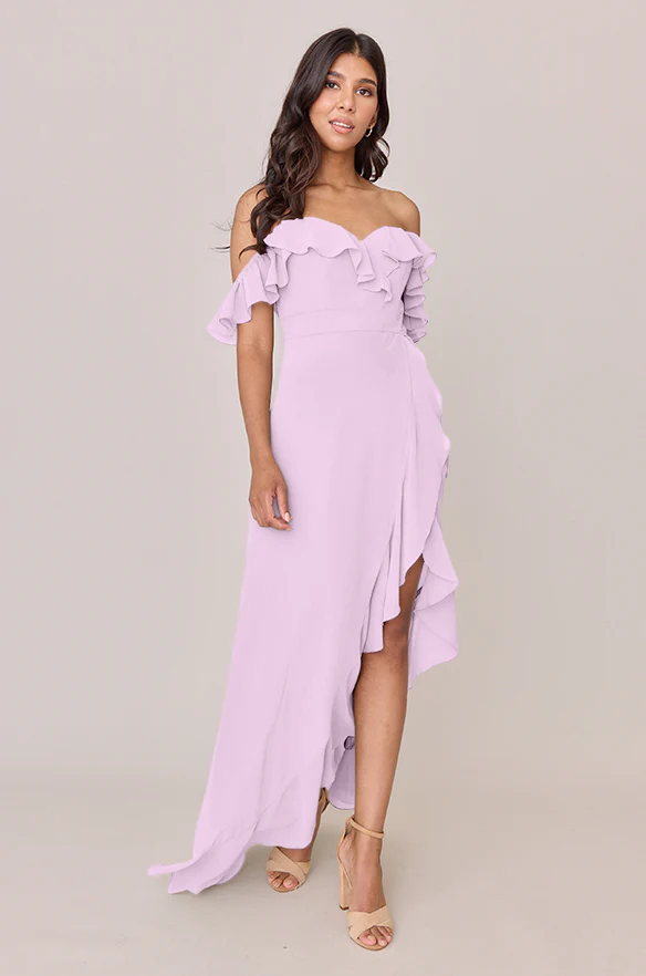 Scarlet Chiffon Dress | Made To Order - Image 68