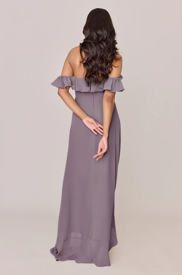 Scarlet Chiffon Dress | Made To Order - Image 95