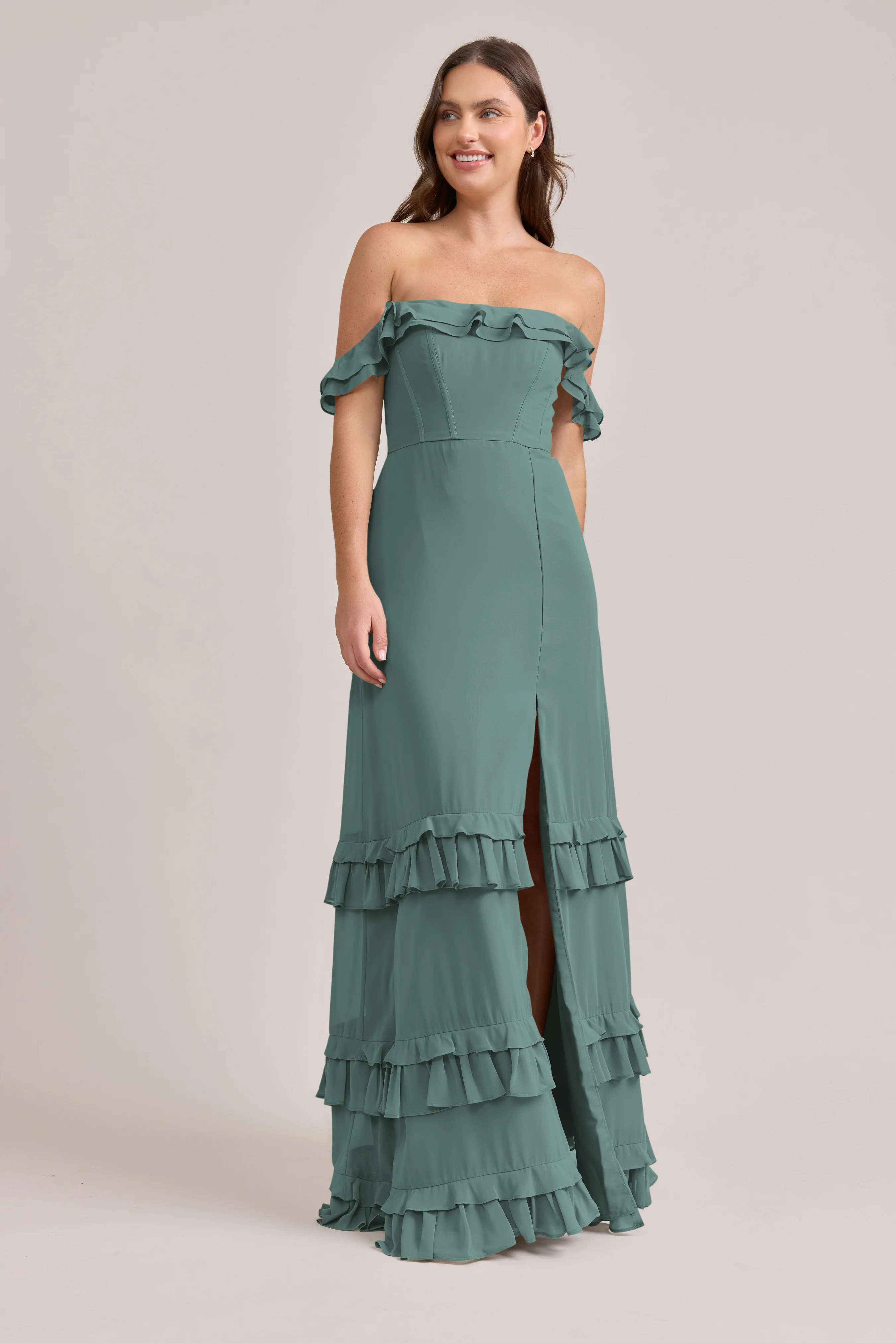 Shea Chiffon Dress | Made To Order - Image 100
