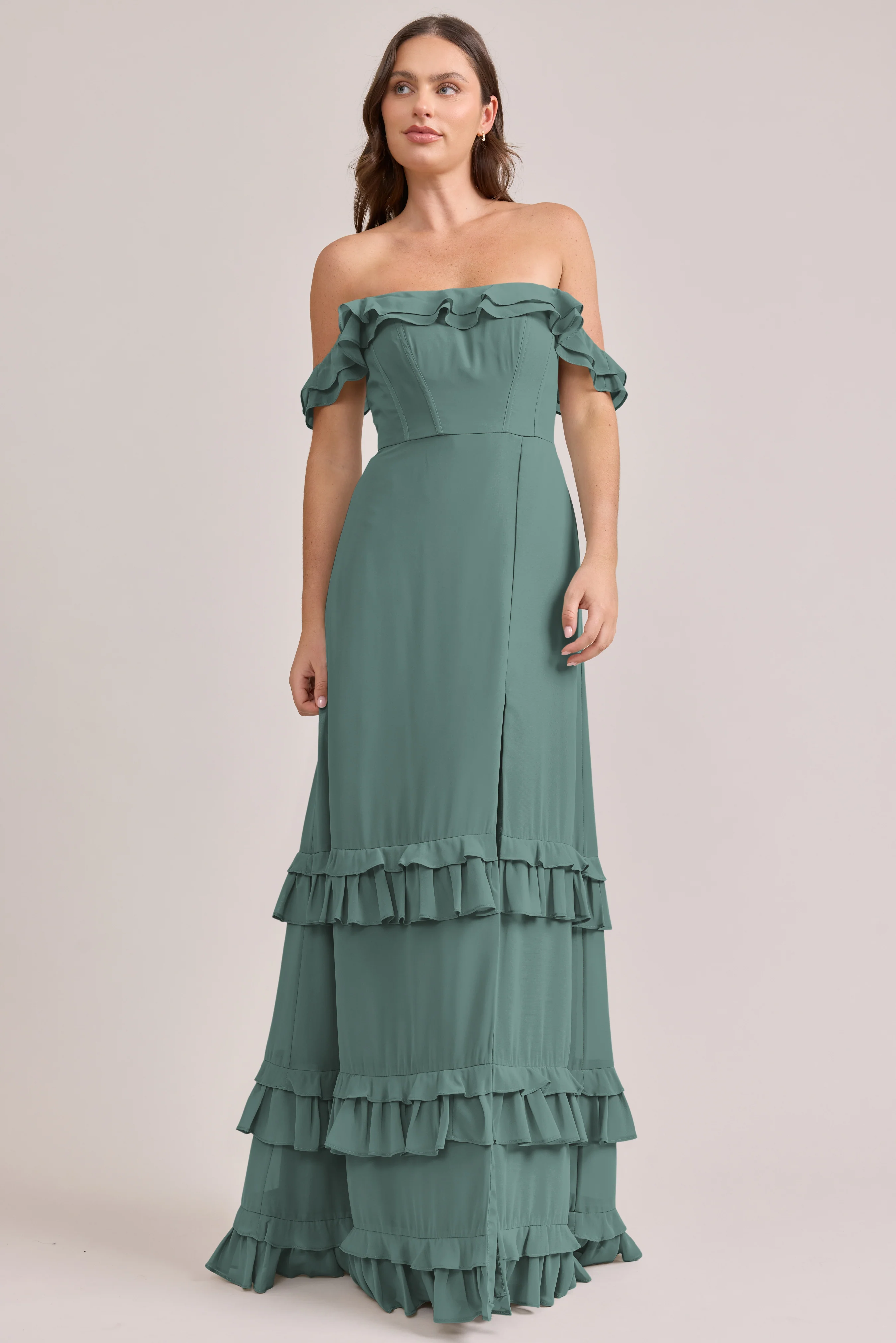 Shea Chiffon Dress | Made To Order - Image 101