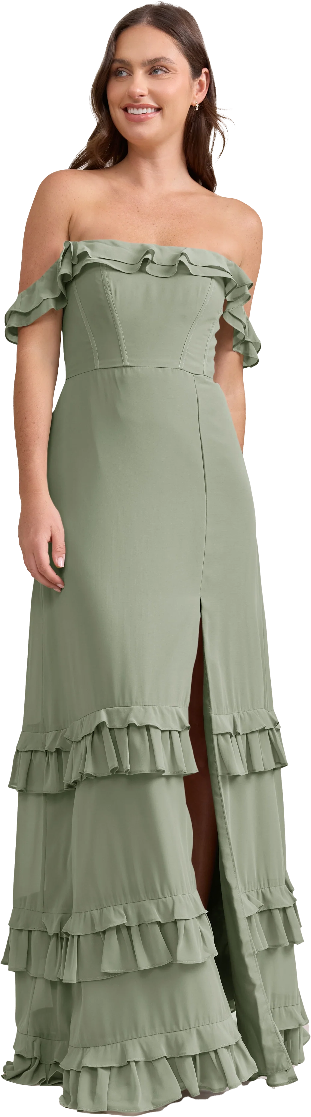 Shea Chiffon Dress | Made To Order - Image 158