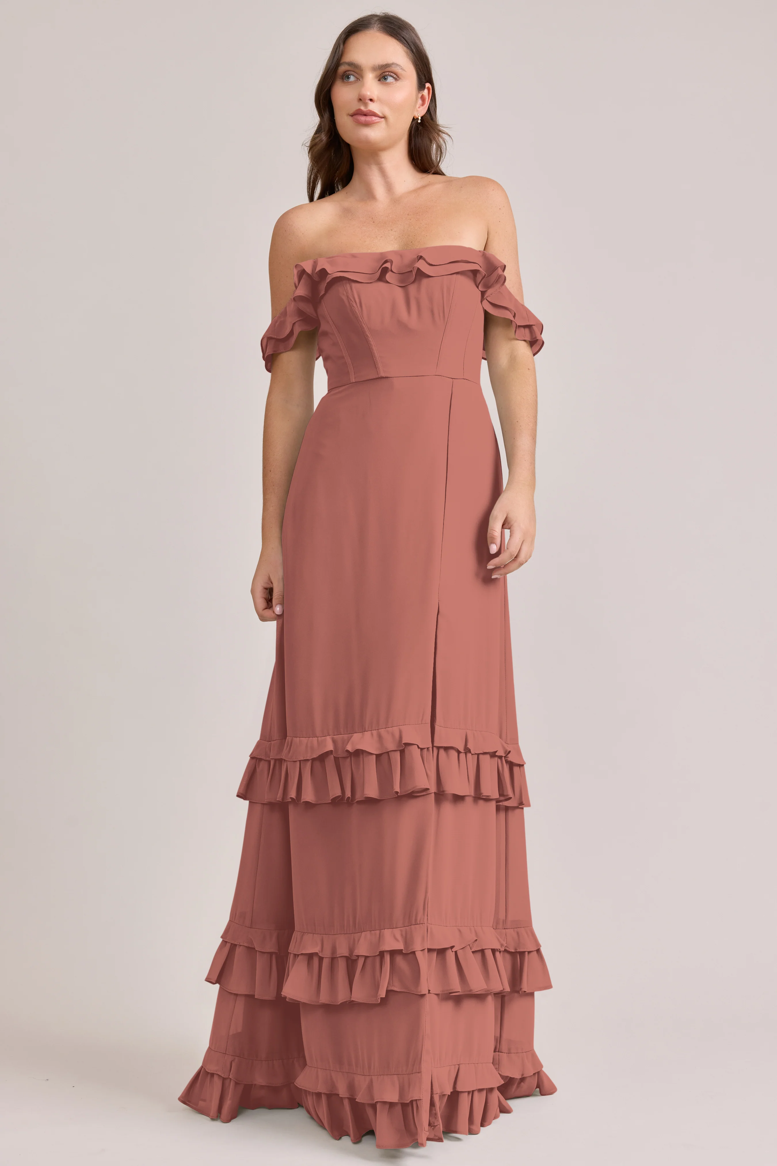 Shea Chiffon Dress | Made To Order - Image 34