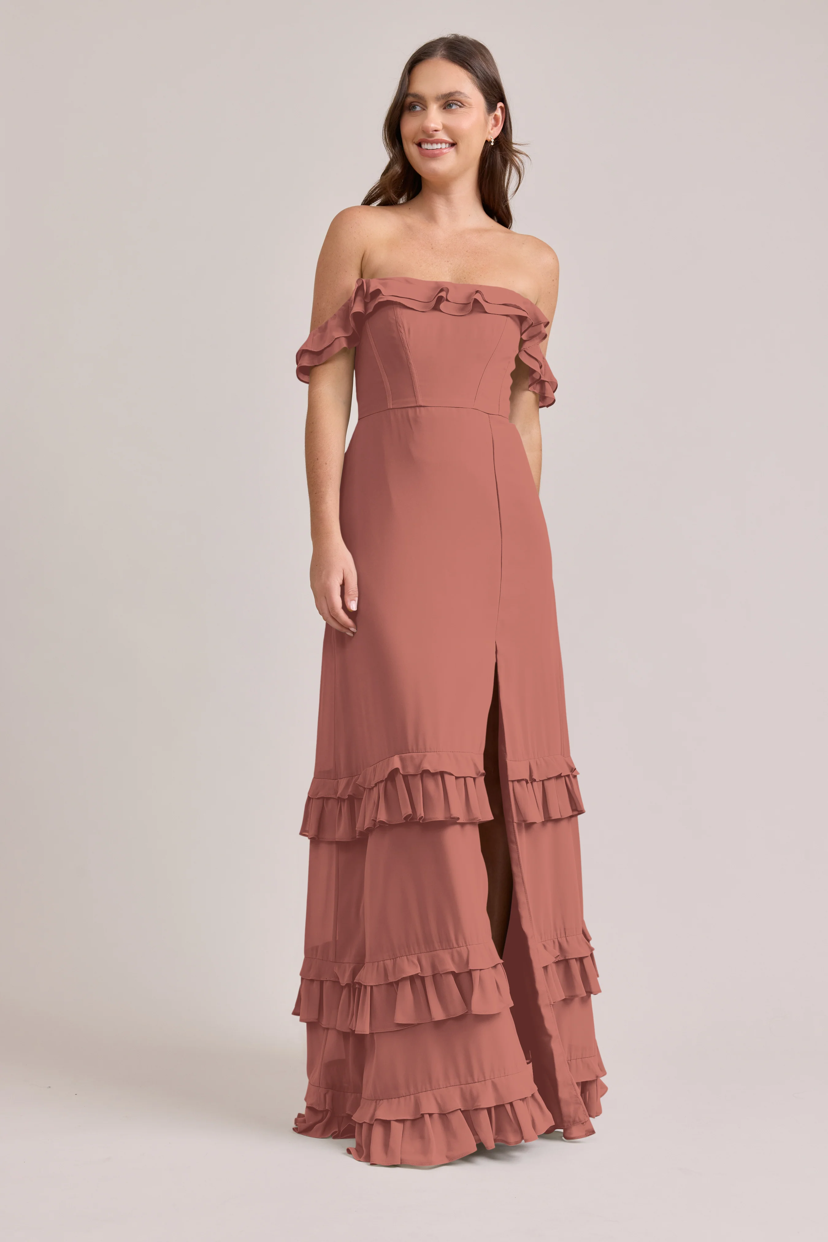 Shea Chiffon Dress | Made To Order - Image 35