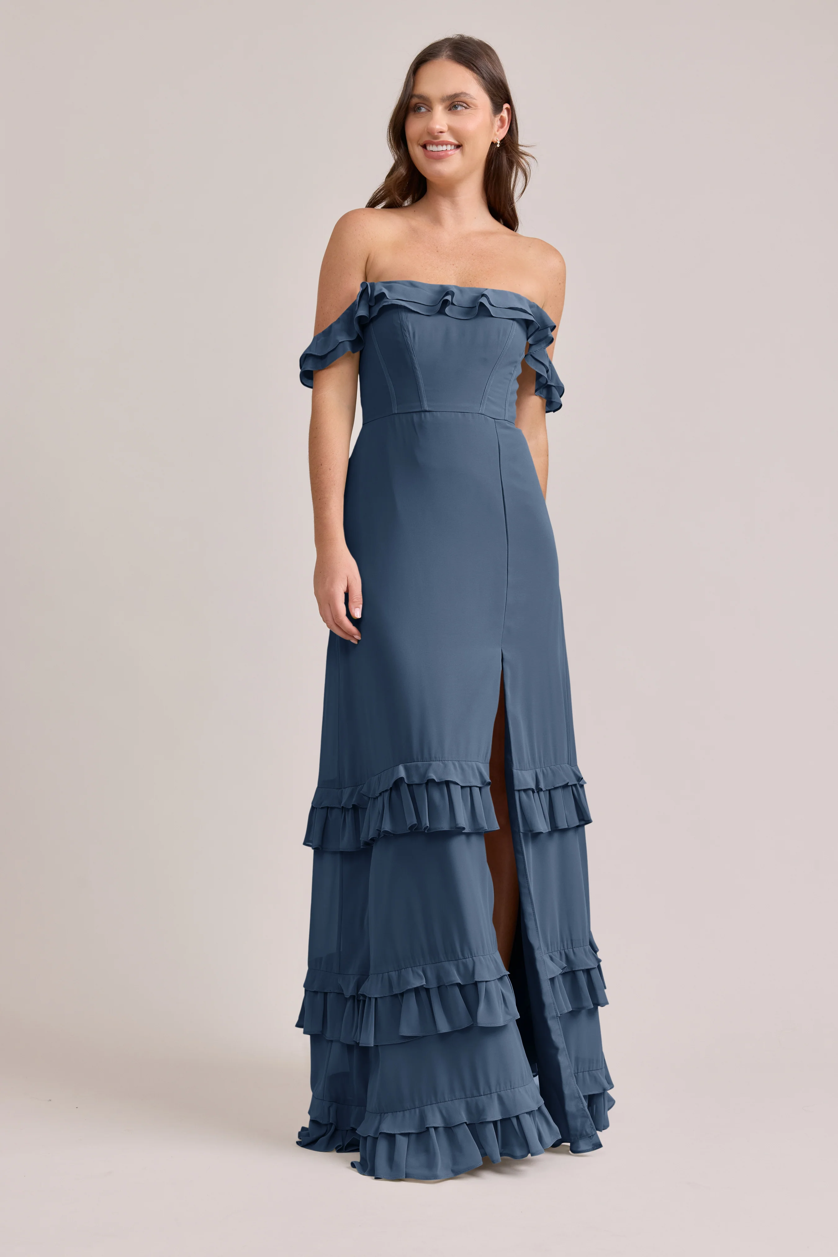 Shea Chiffon Dress | Made To Order - Image 37