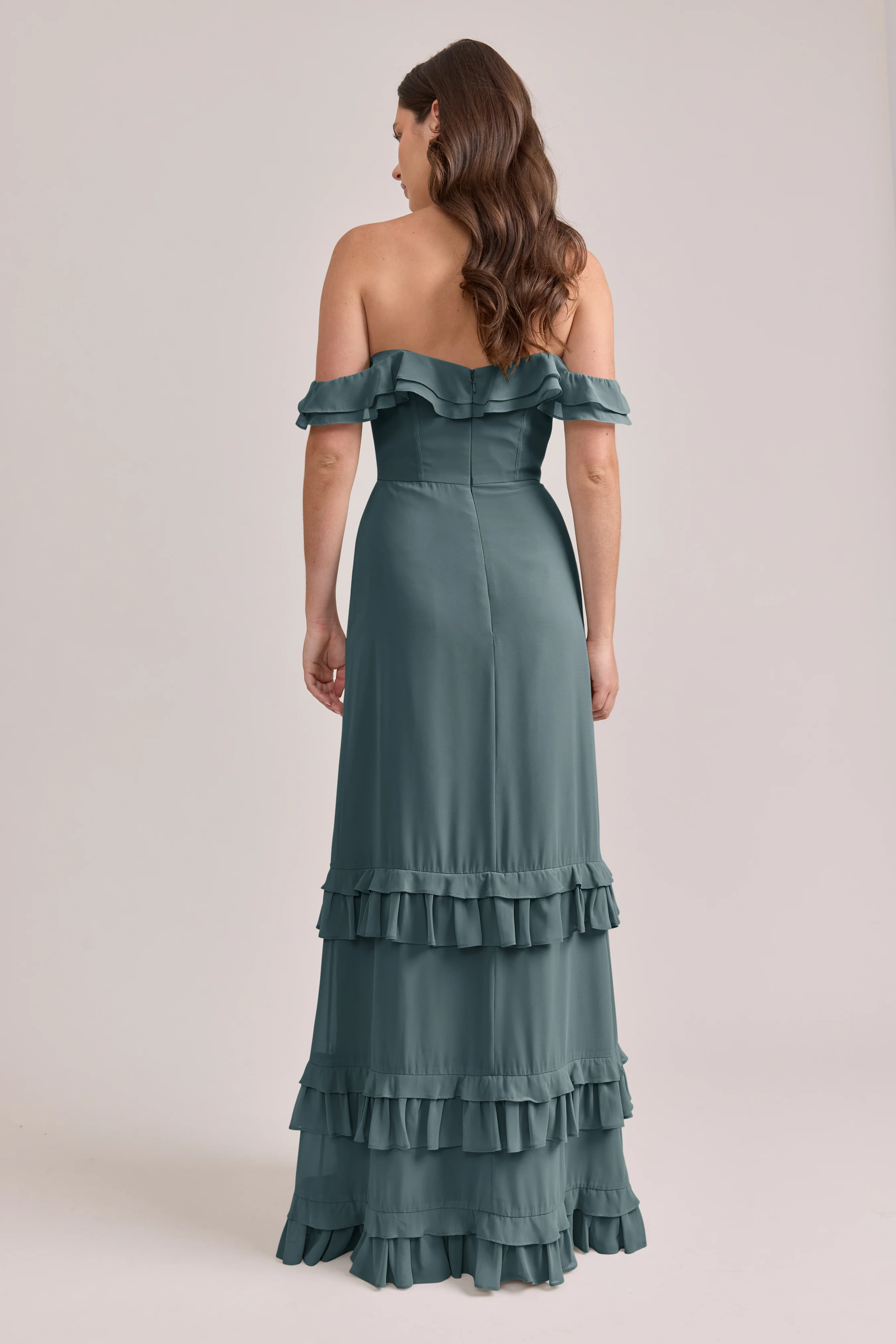 Shea Chiffon Dress | Made To Order - Image 45