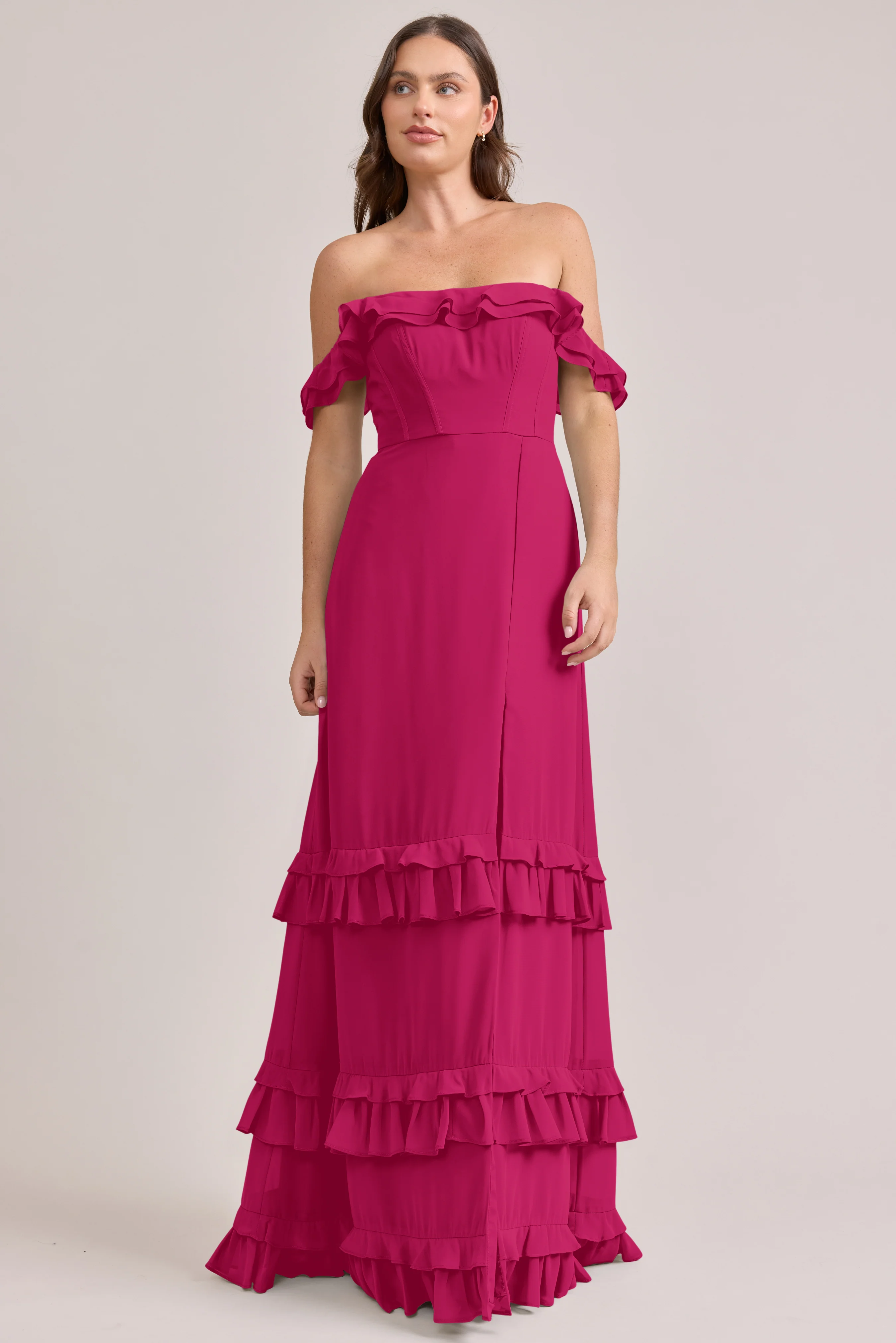 Shea Chiffon Dress | Made To Order - Image 50