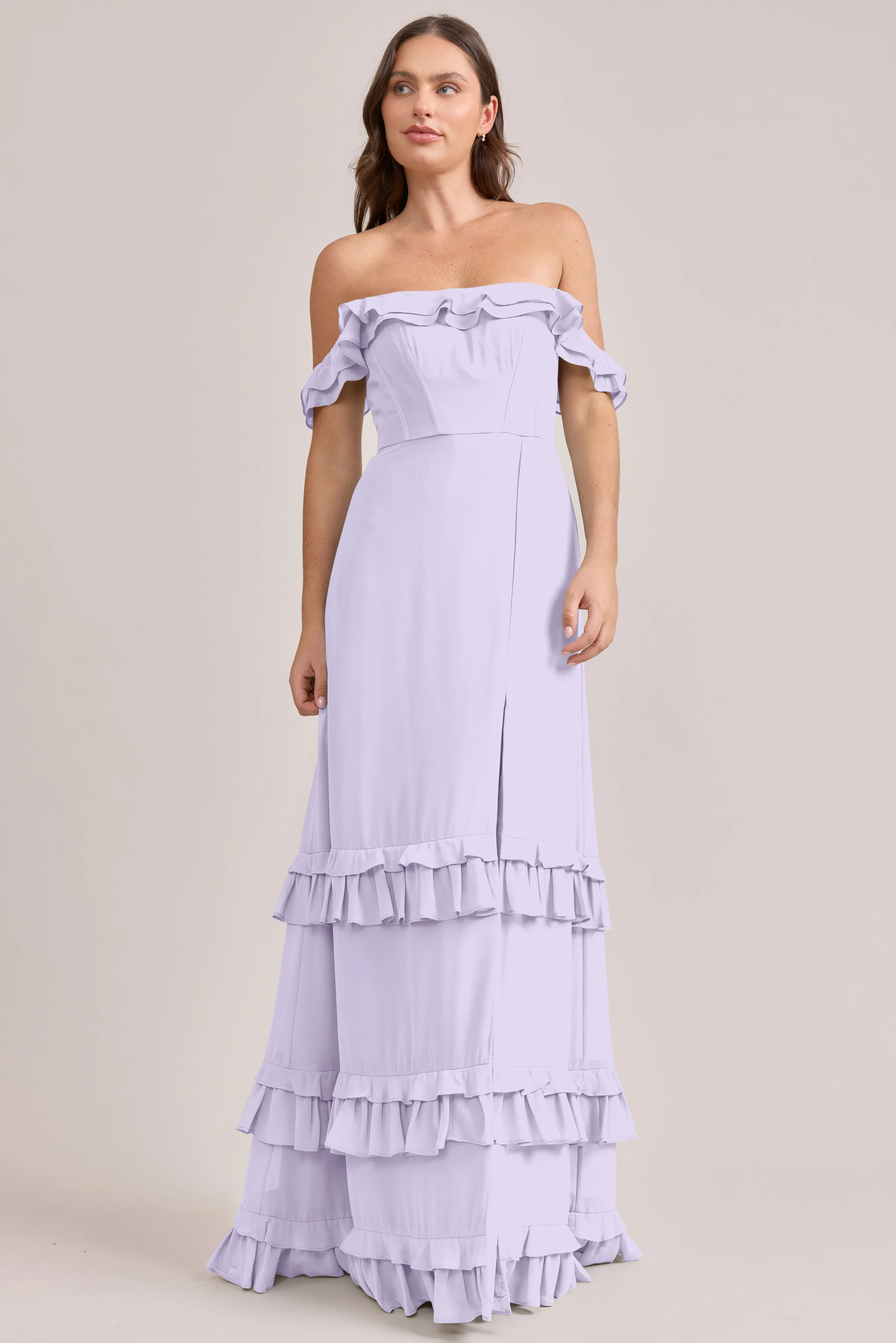 Shea Chiffon Dress | Made To Order - Image 55