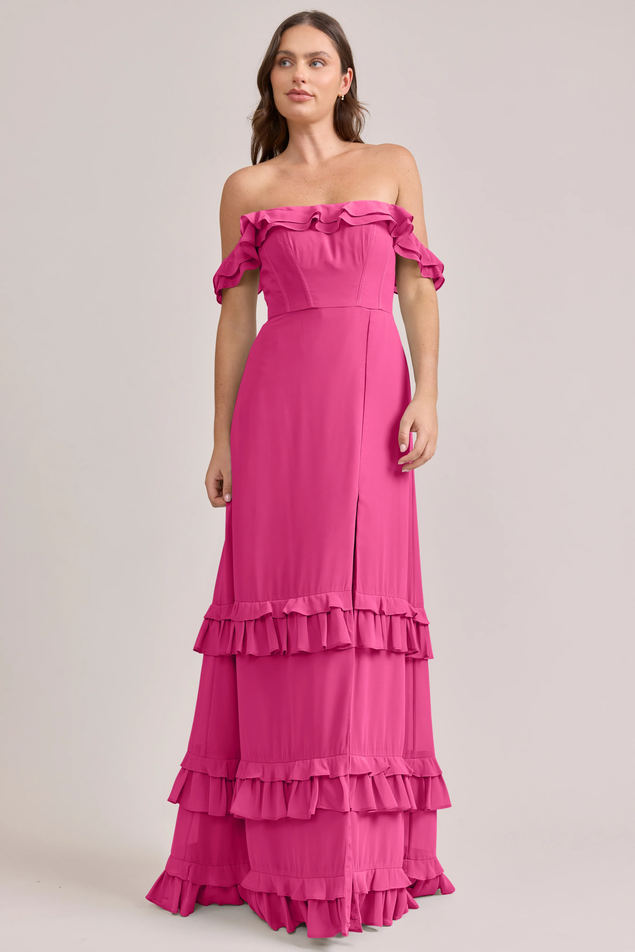 Shea Chiffon Dress | Made To Order - Image 65