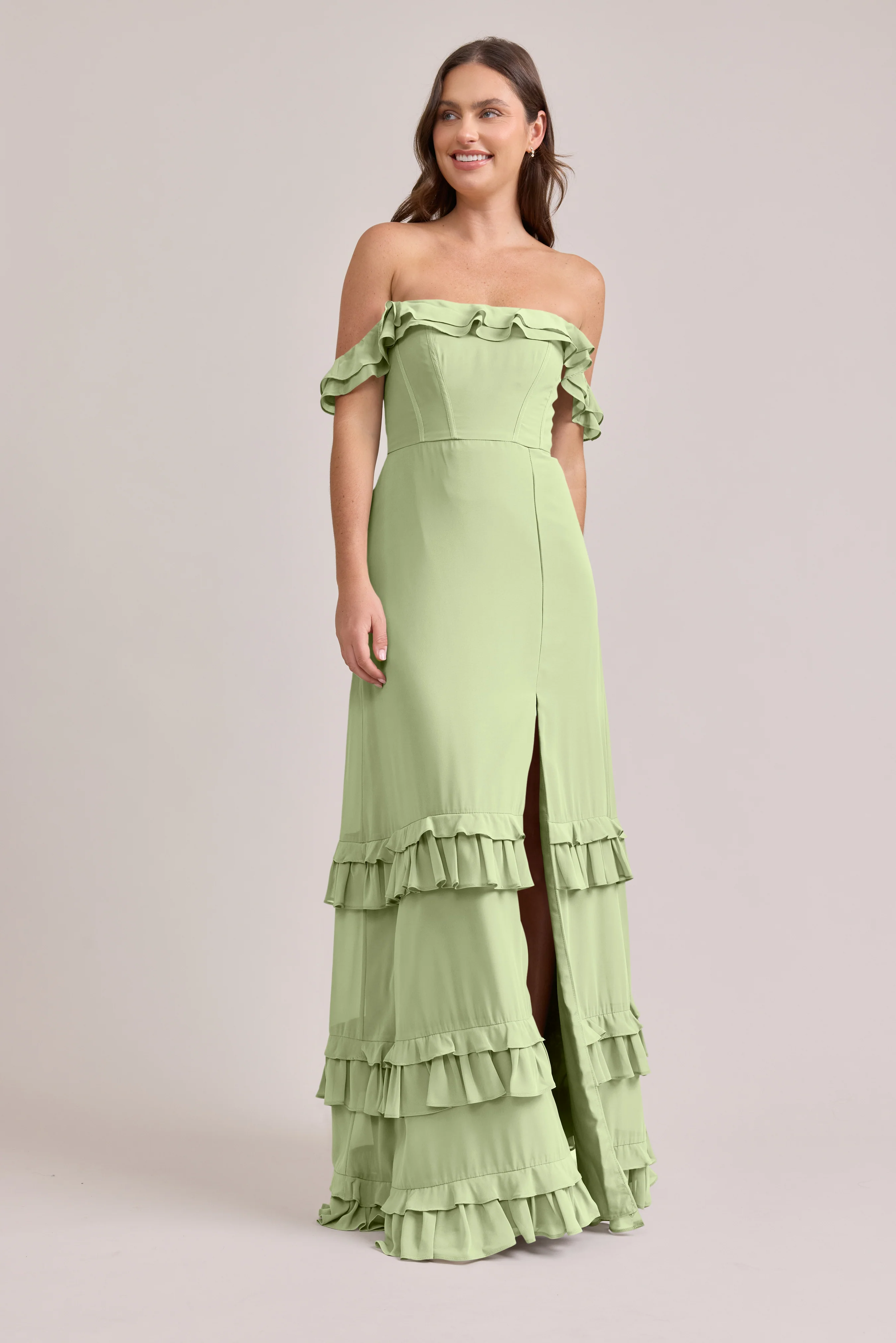 Shea Chiffon Dress | Made To Order - Image 70