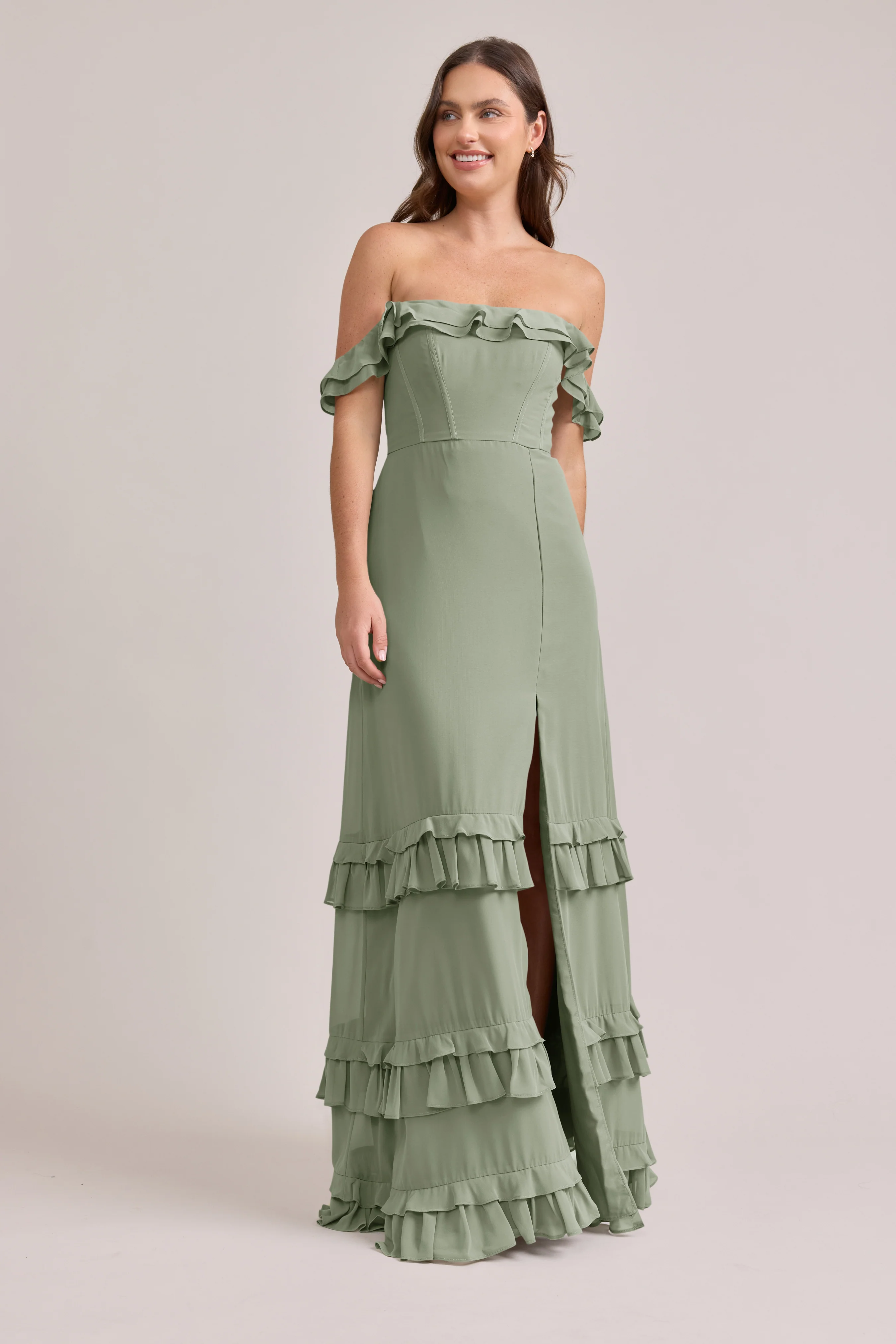 Shea Chiffon Dress | Made To Order - Image 79