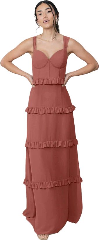 Sloane Chiffon Dress | Made To Order - Image 104