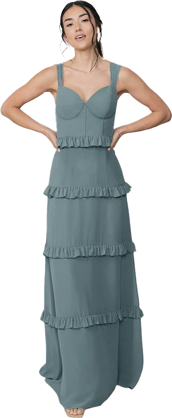 Sloane Chiffon Dress | Made To Order - Image 111