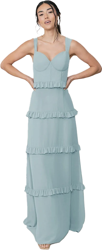 Sloane Chiffon Dress | Made To Order - Image 125