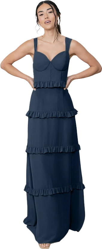 Sloane Chiffon Dress | Made To Order - Image 126