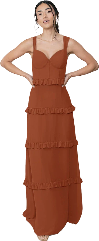 Sloane Chiffon Dress | Made To Order - Image 132