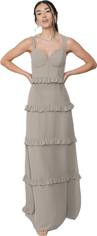 Sloane Chiffon Dress | Made To Order - Image 136